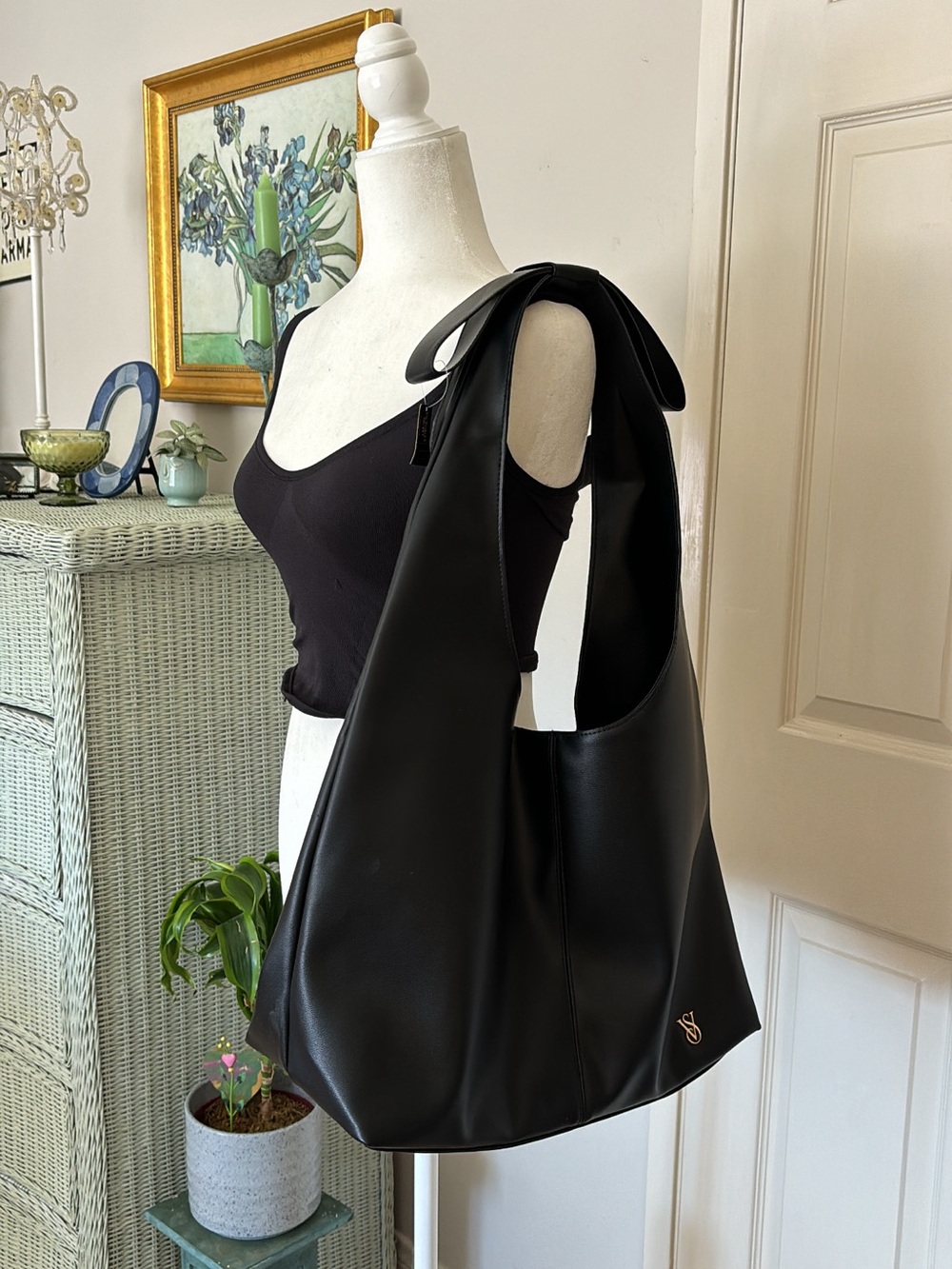 Oversized purse with bow NWT Victoria's Secret